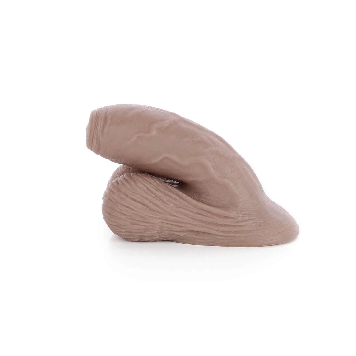 AXOLOM Au Naturel Soft Silicone FTM Packer - 3.5" Shaft Uncut - Image 9