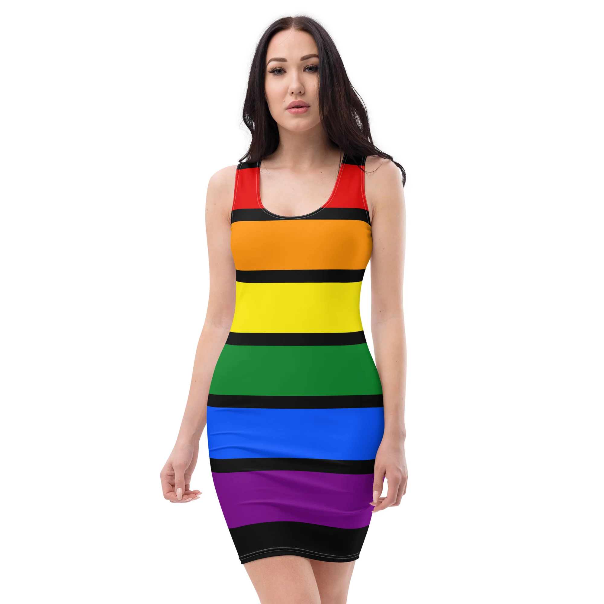 Black Rainbow Dress - Image 5