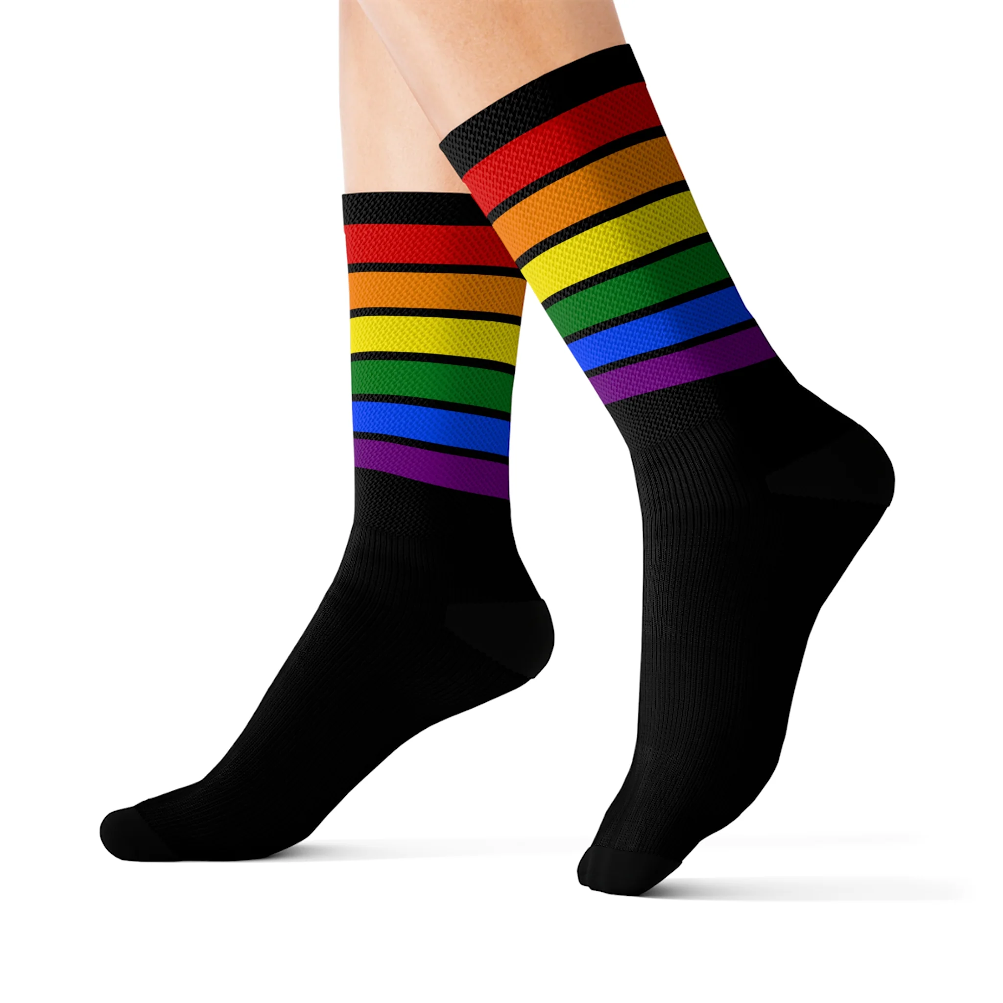 Black Rainbow Socks - Image 5