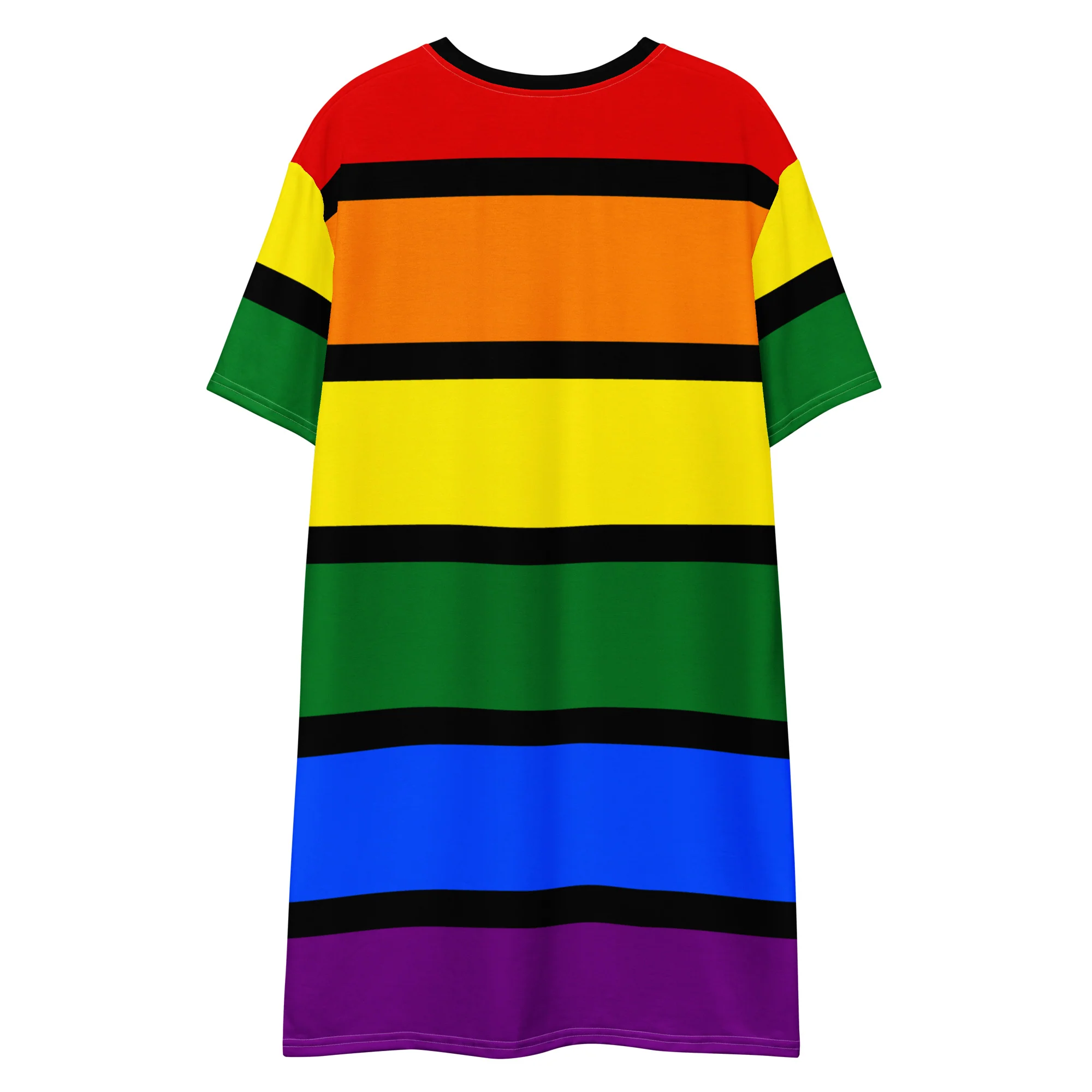 Black Rainbow T-shirt dress - Image 5