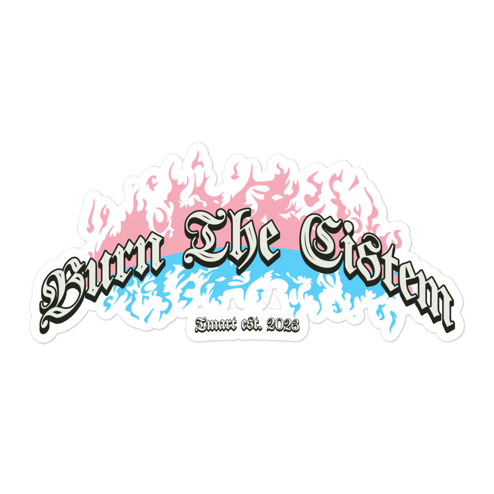 Burn the Cistem Sticker - Image 4