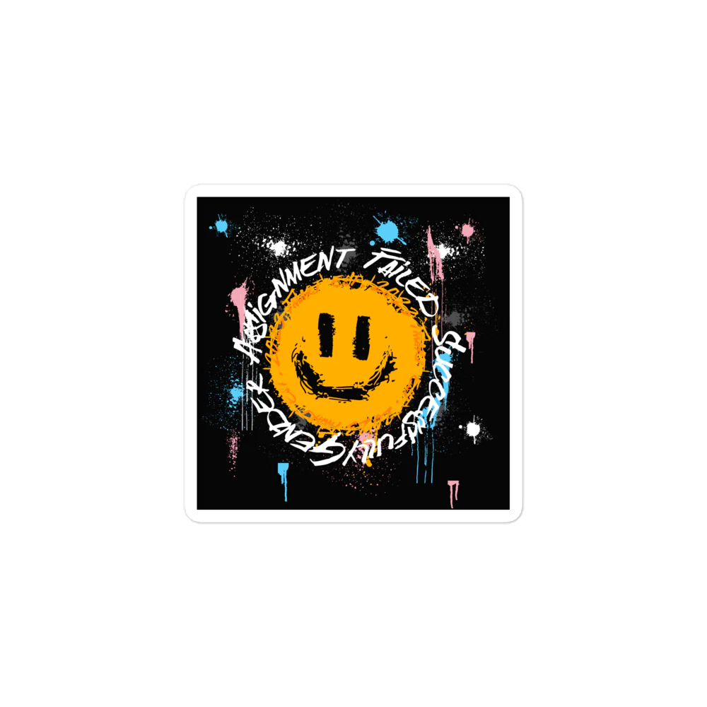 Gender Assignment Failed Successfully Sticker - Image 2