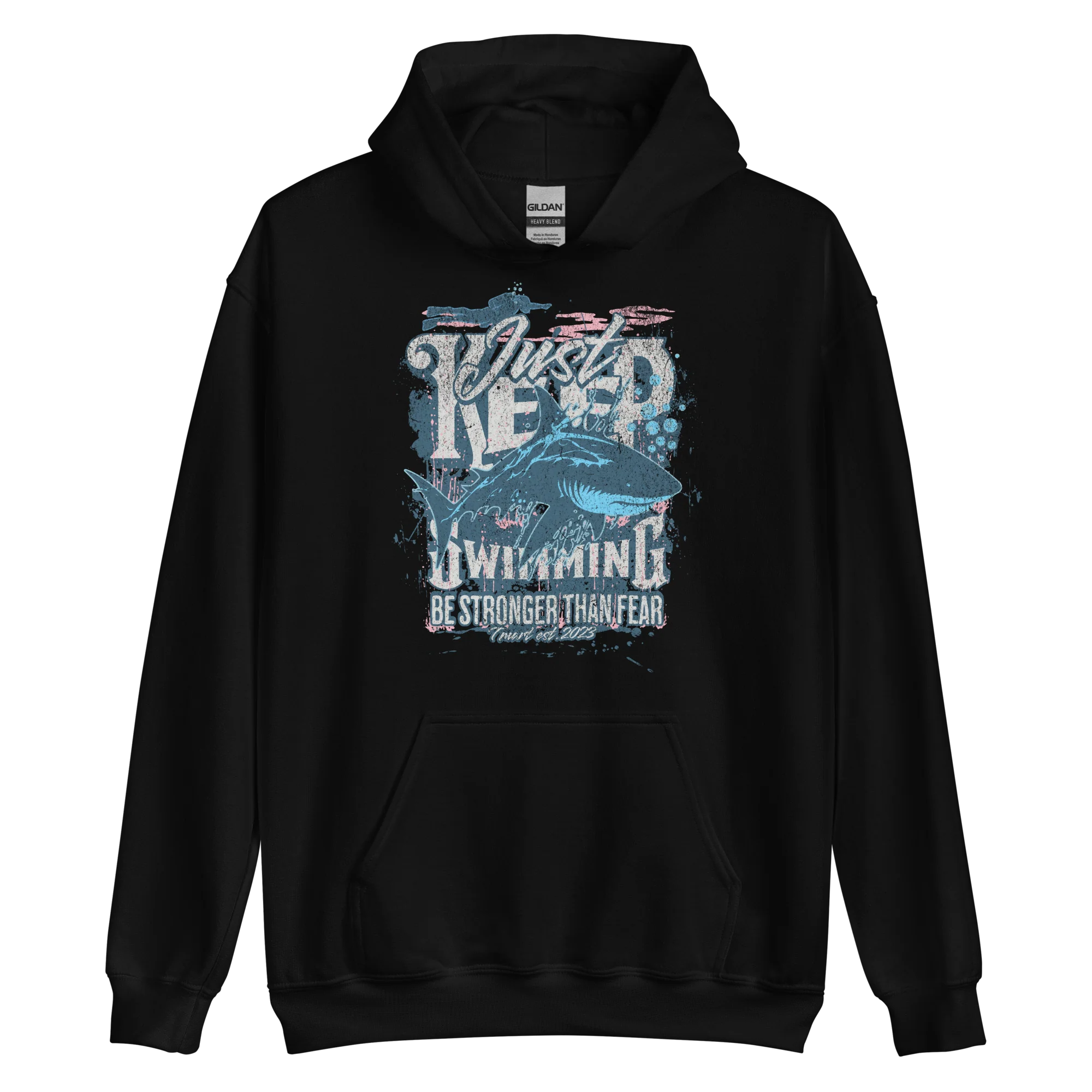 Just Keep Swimming Hoodie - Image 2