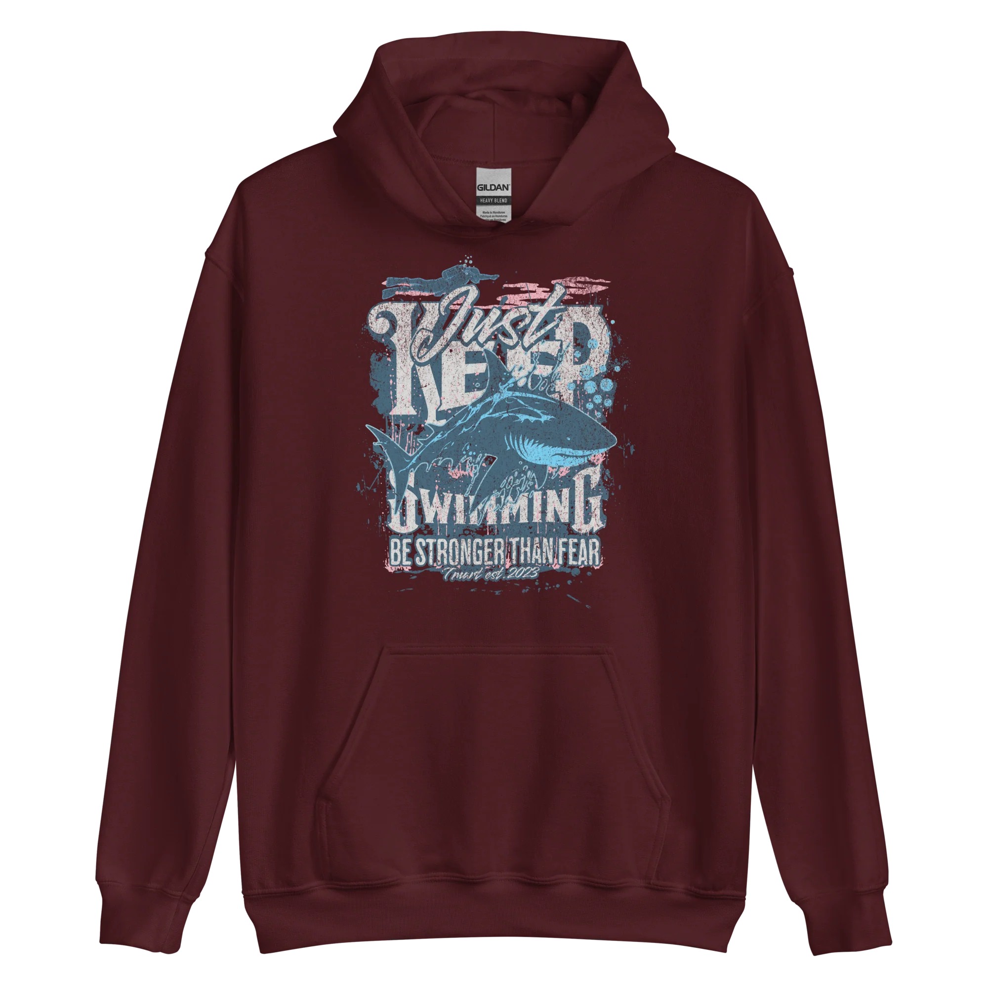 Just Keep Swimming Hoodie - Image 3