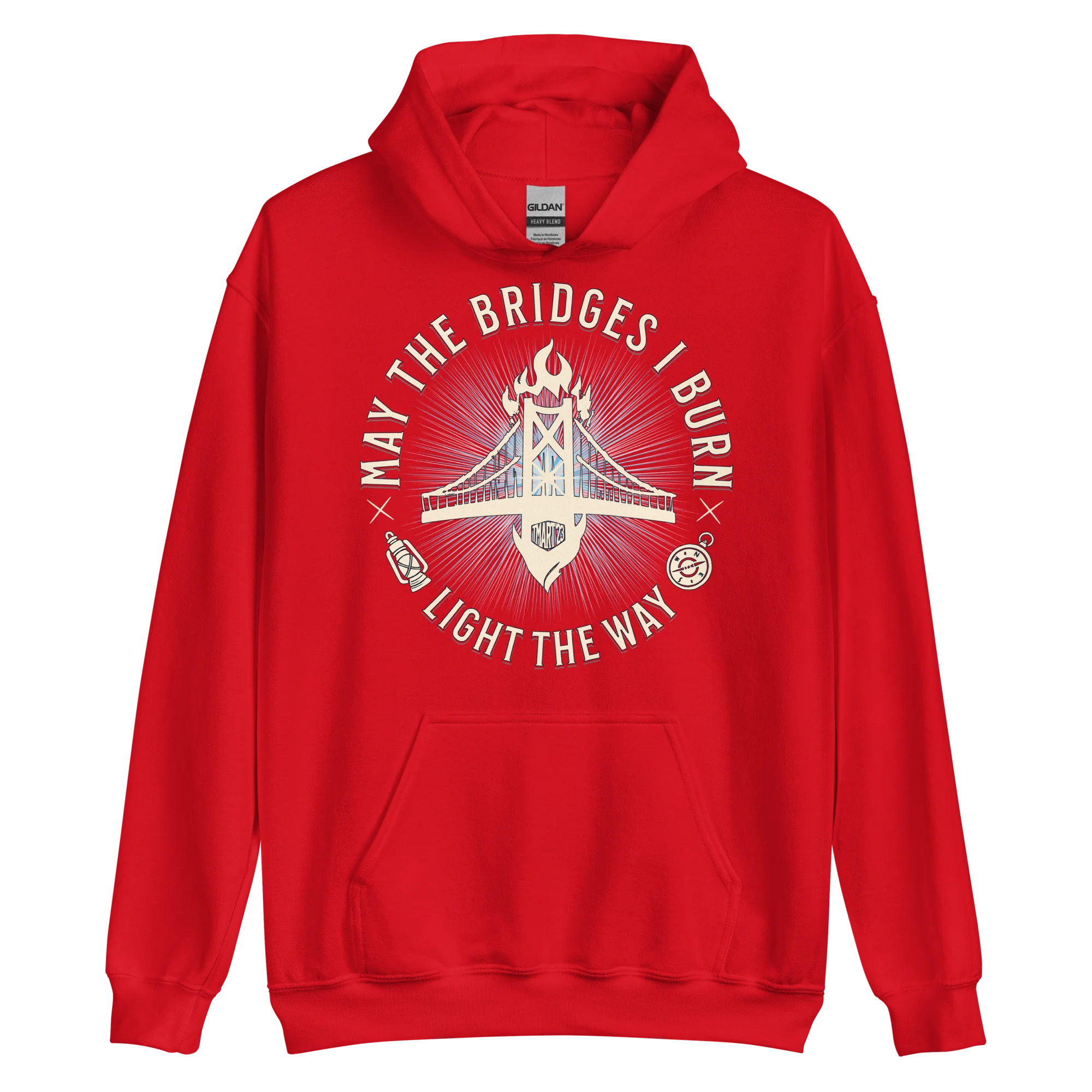 May The Bridges I Burn Light The Way Hoodie - Image 4