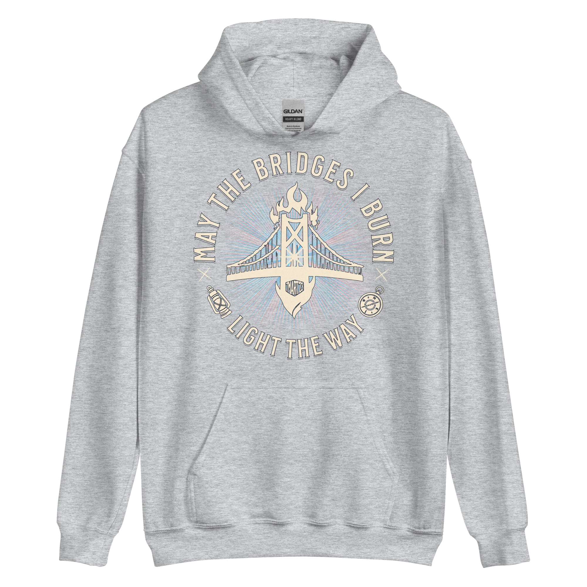 May The Bridges I Burn Light The Way Hoodie - Image 9