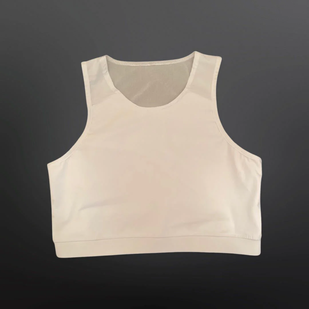 Mesh Back Comfort Band Binder White - Image 4