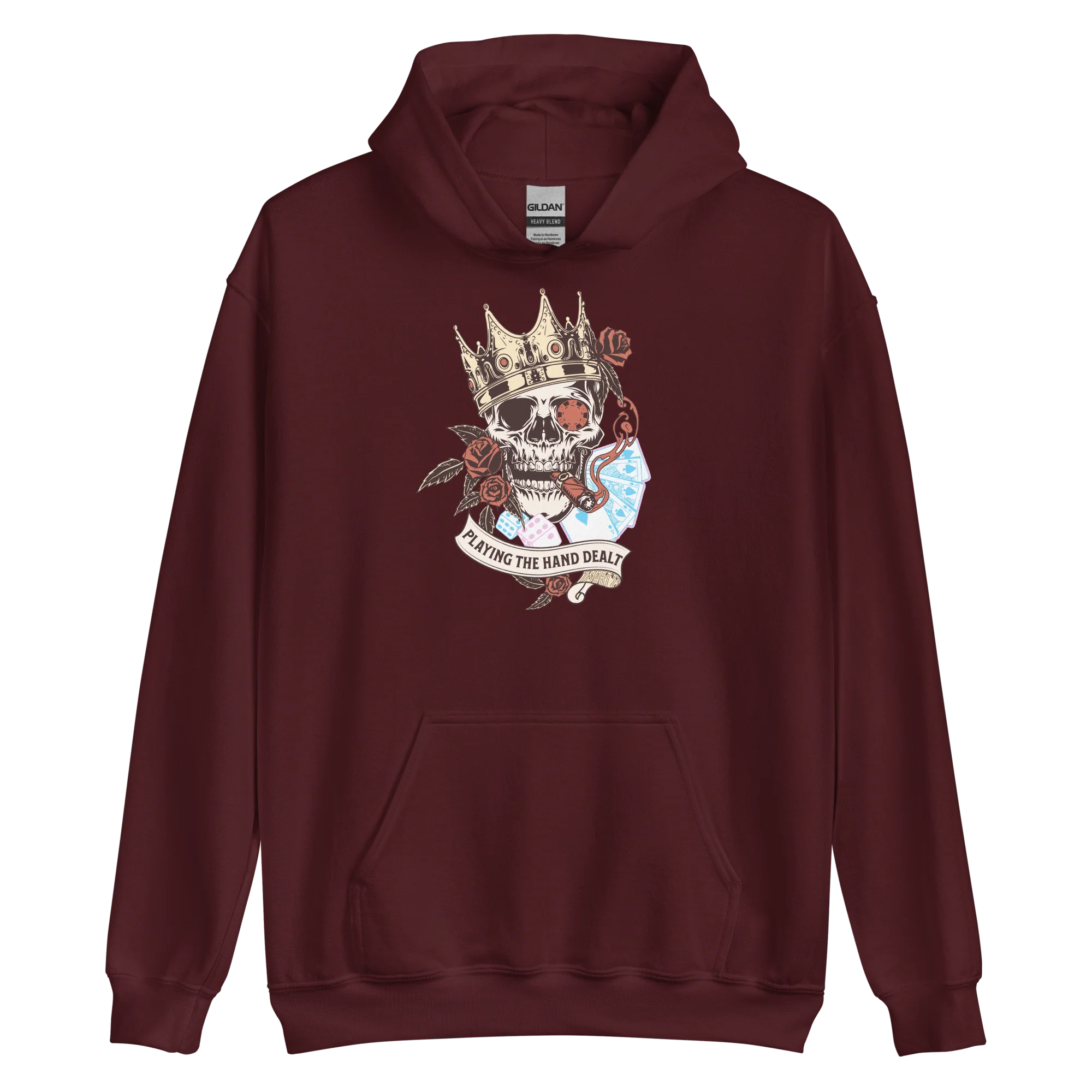 Playing the Hand Dealt Hoodie - Image 4