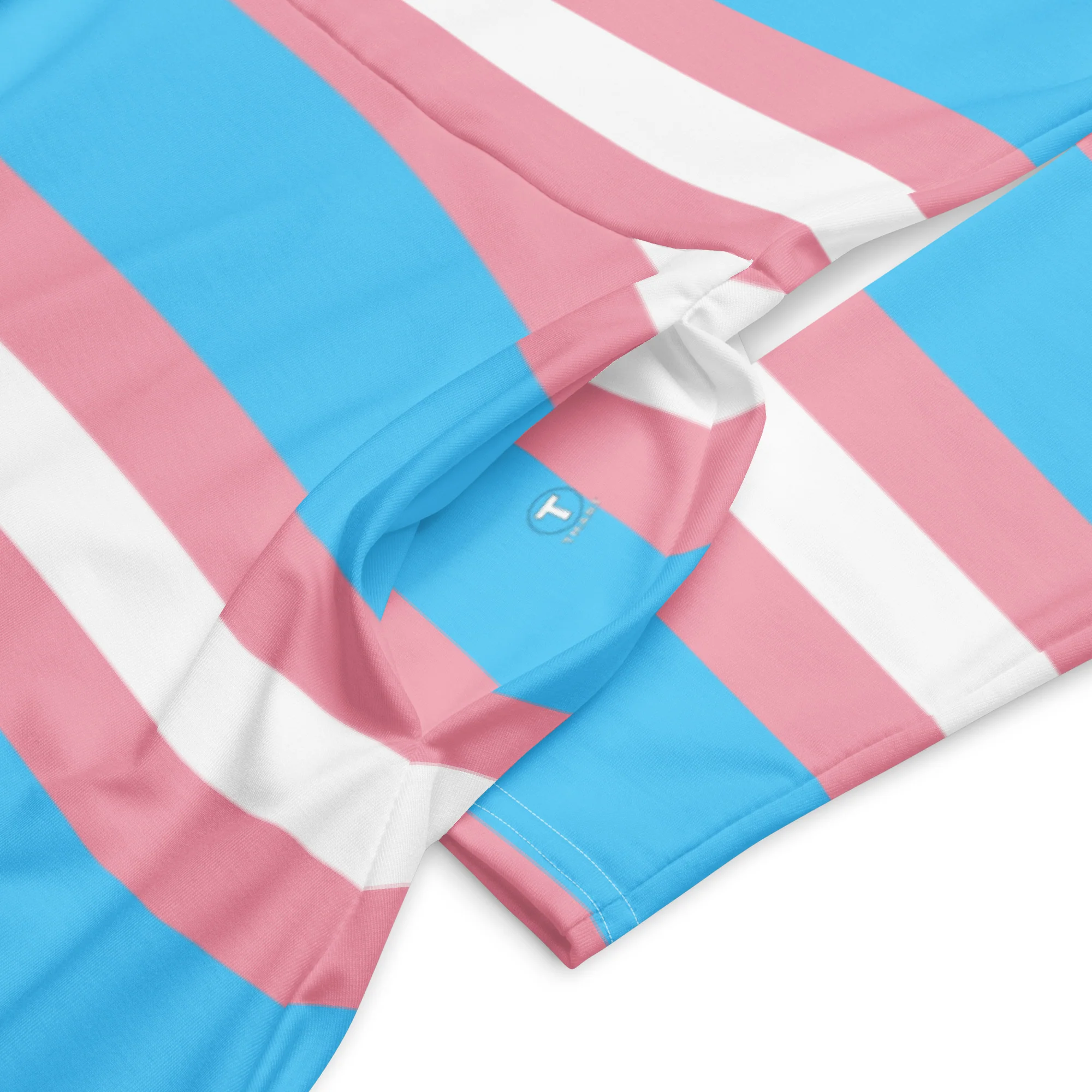 Trans Flag long sleeve midi dress - Image 4