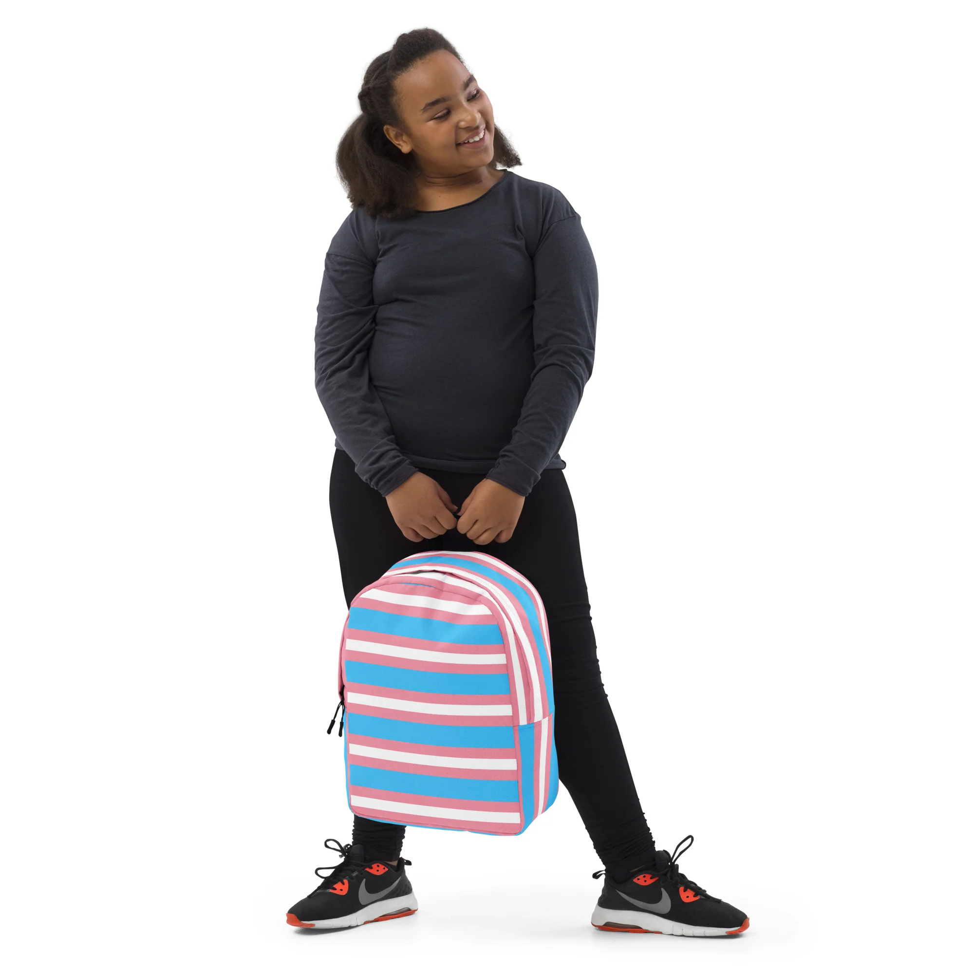 Trans Flag Minimalist Backpack - Image 3