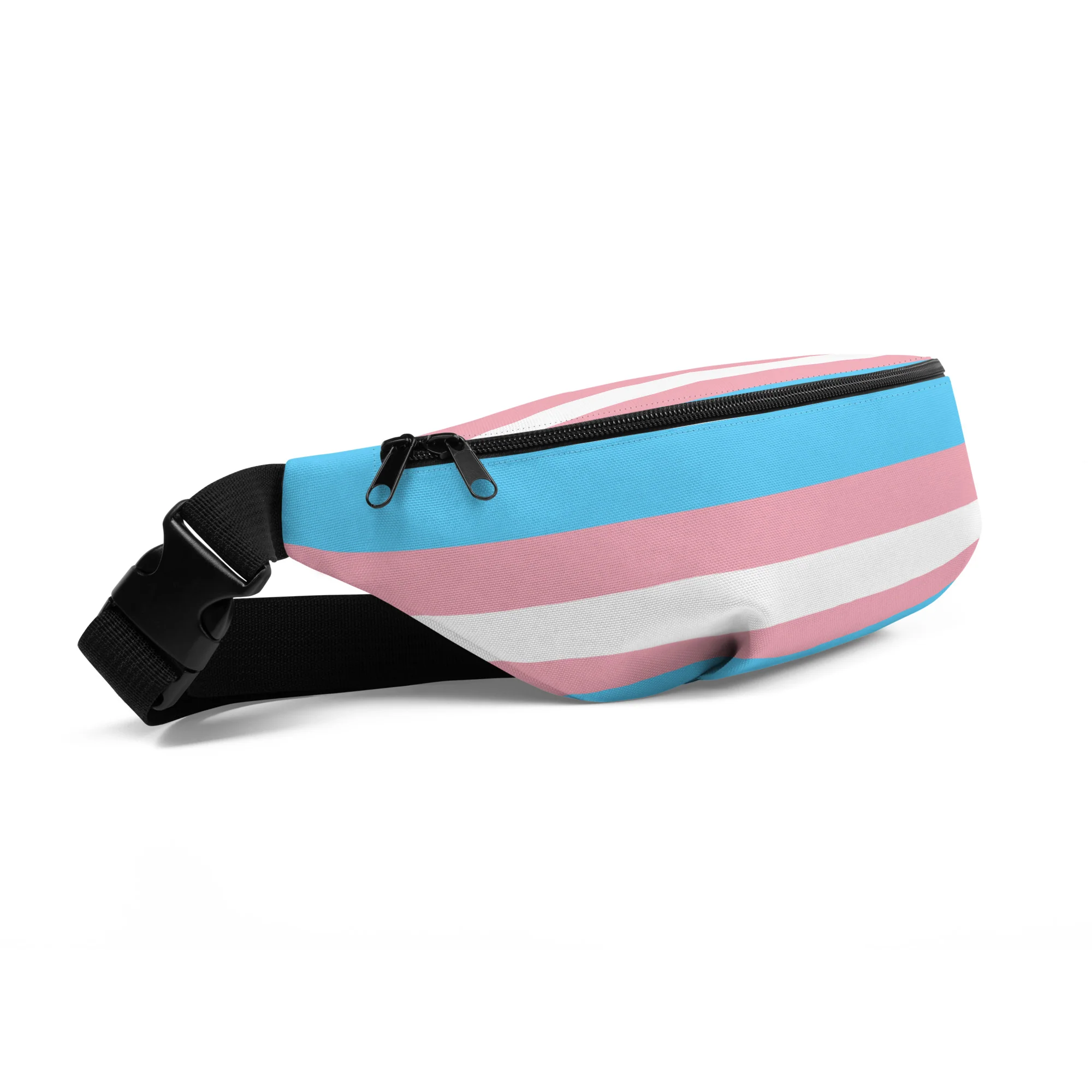 Trans Flag Print Fanny Pack - Image 5