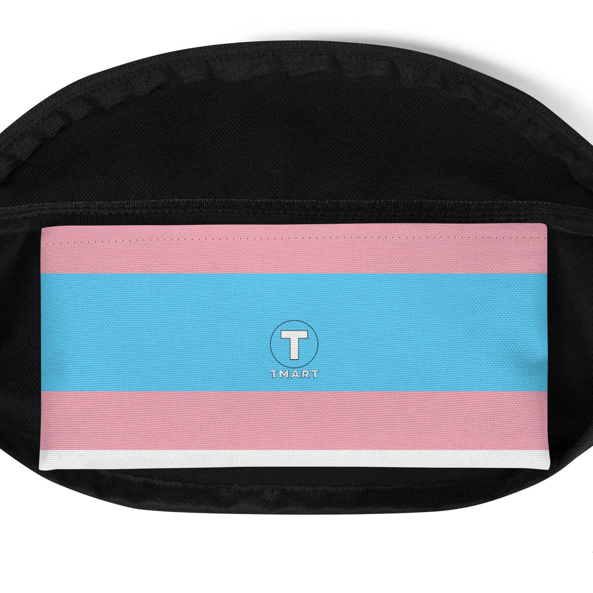 Trans Flag Print Fanny Pack - Image 8