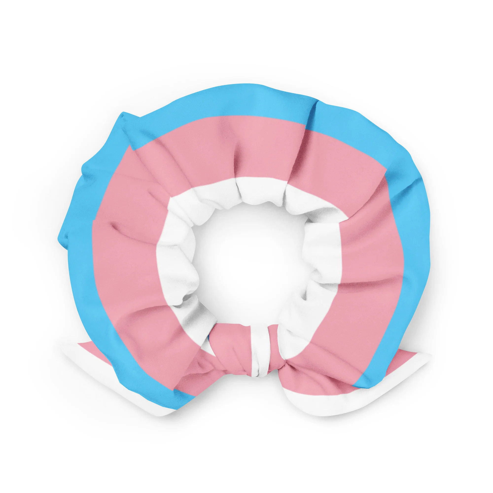 Trans Flag Print Scrunchie - Image 2