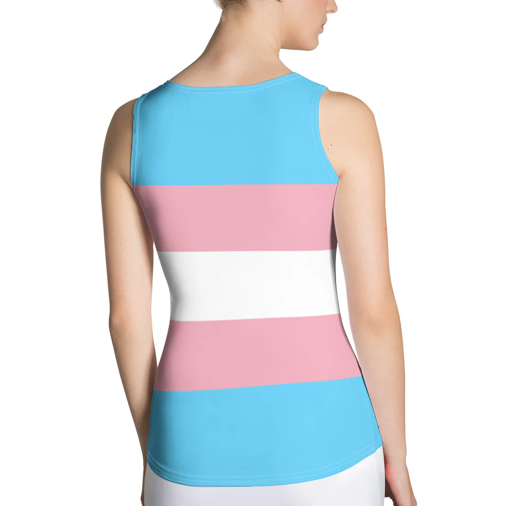 Trans Flag Tank Top