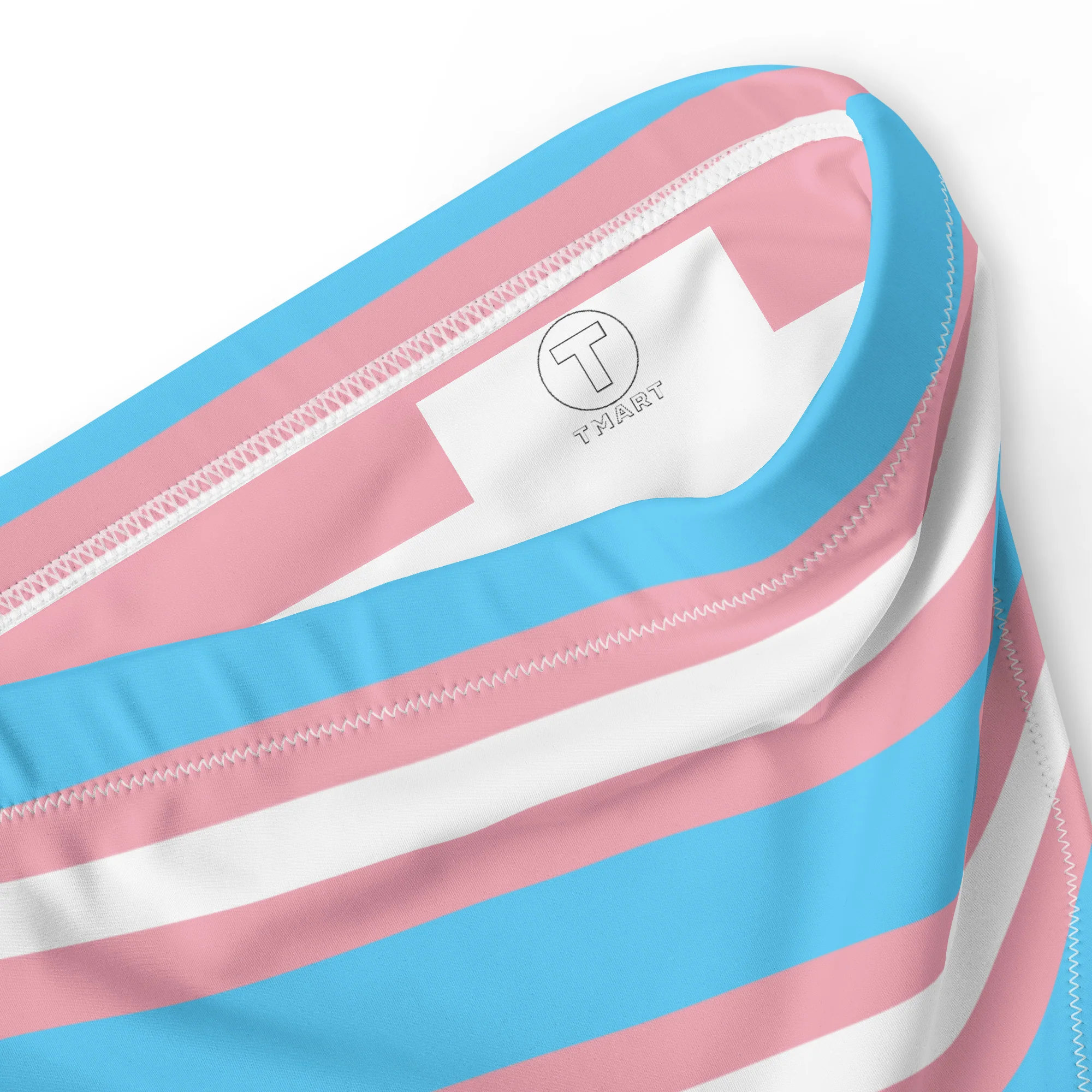 Trans Pride high-waisted bikini bottom - Image 5