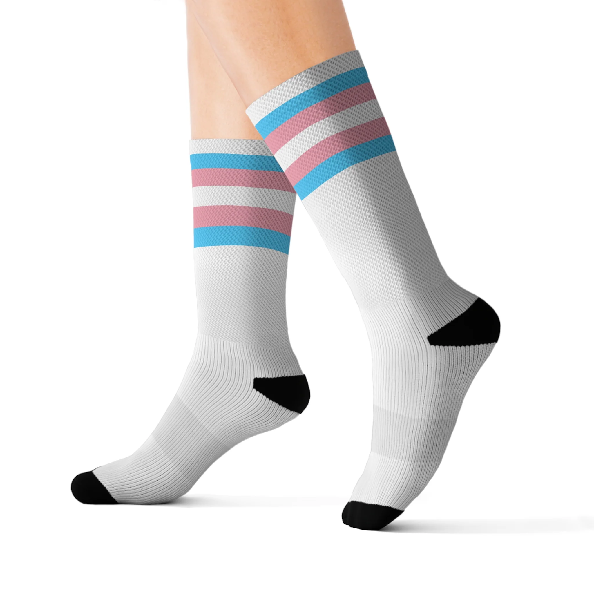 White Trans Pride Socks - Image 5