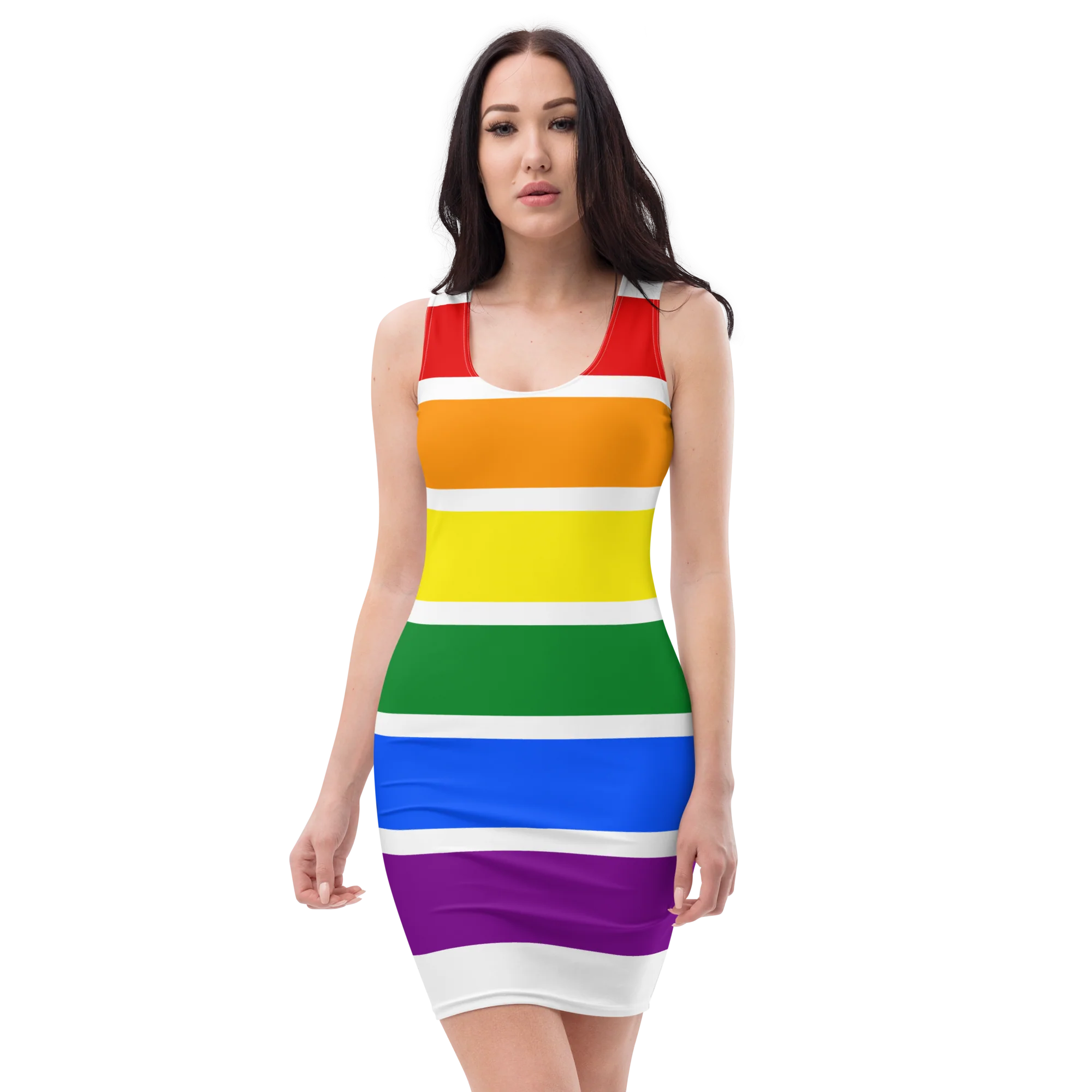 White Rainbow Dress - Image 5