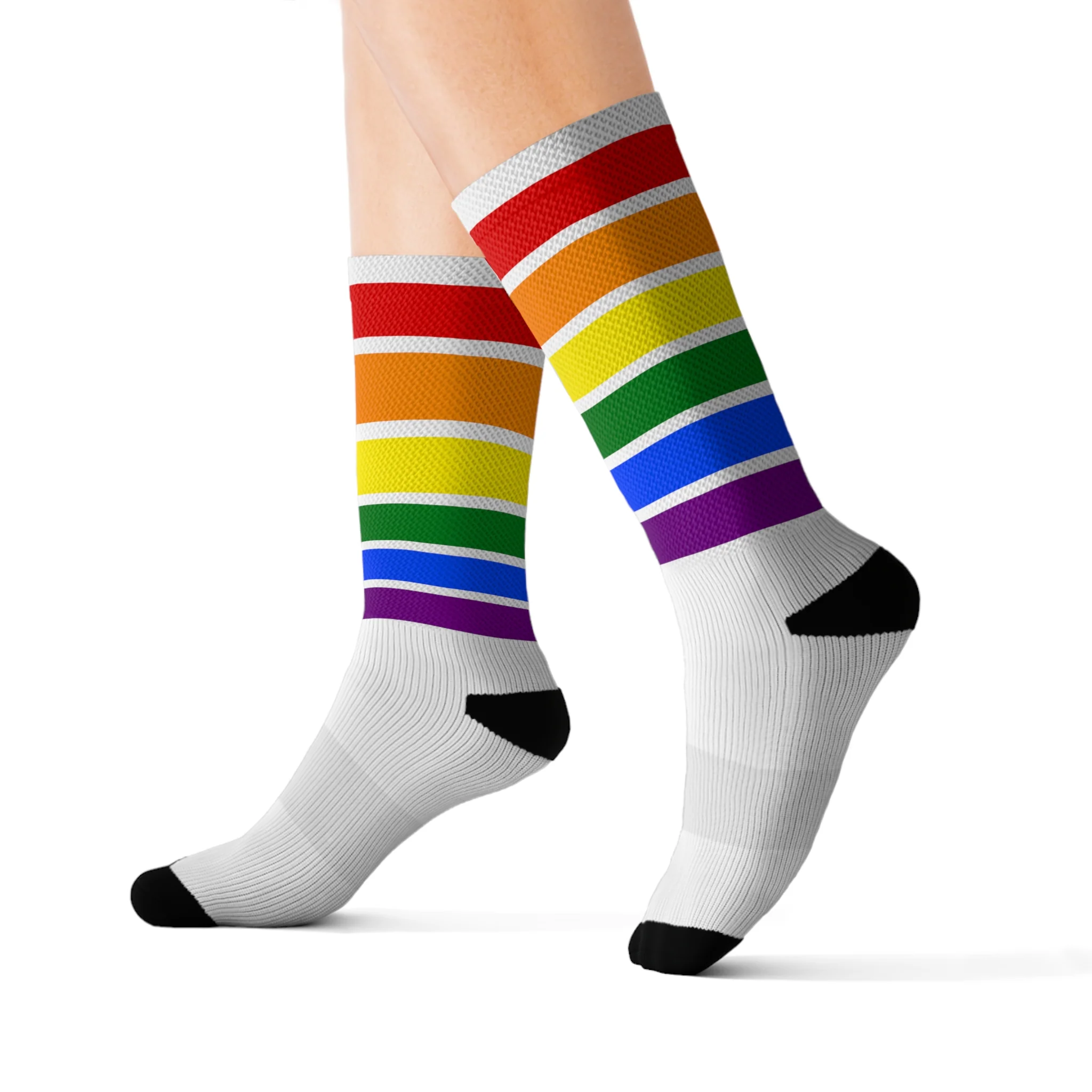 White Rainbow Socks - Image 5