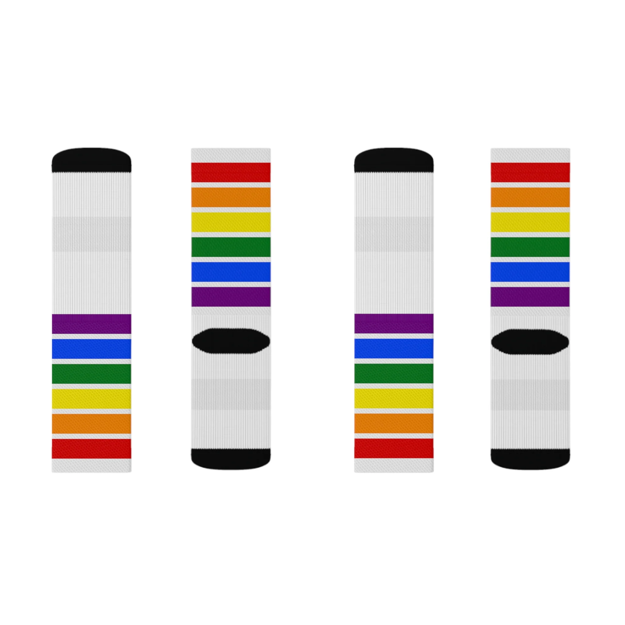 White Rainbow Socks - Image 6